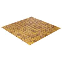 The Mosaic Factory Amsterdam Mozaïektegel - 2x2cm - wand en vloertegel - glans - amber GMG134