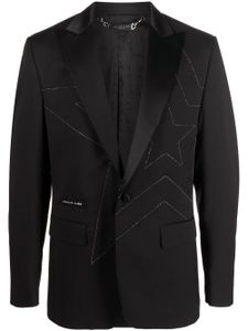 Philipp Plein blazer à motif d'étoiles - Noir