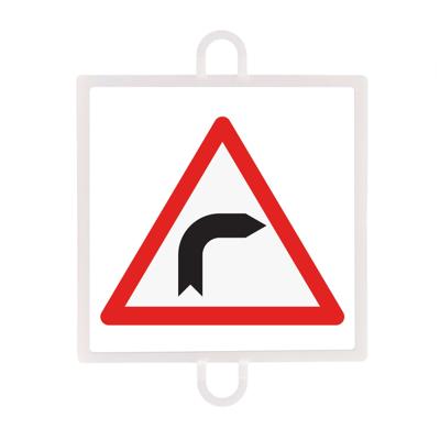 TRAFFIC WARNING SIGN PANEL NO. 11 (RIGHT TURN)