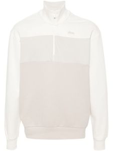 Boggi Milano pull zippé à design colour block - Blanc