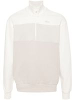 Boggi Milano pull zippé à design colour block - Blanc