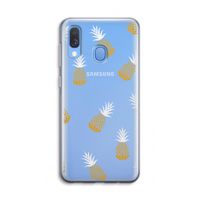 Ananasjes: Samsung Galaxy A40 Transparant Hoesje