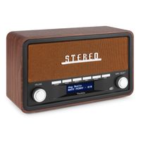 Audizio Foggia retro DAB+ radio met Bluetooth - Stereo draagbare radio - thumbnail