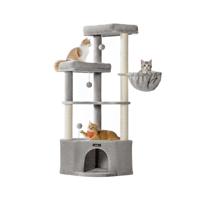 Kattenboom met knusse schuilplek en brede ligplateaus, Duifgrijs