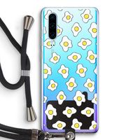 Spiegeleitjes: Huawei P30 Transparant Hoesje met koord