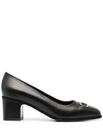 Ferragamo escarpins à boucle Gancini - Noir