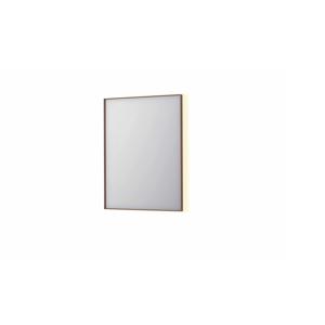 Spiegel INK SP32 60x4x80 cm Incl. Indirect LED-Verlichting Rondom en Spiegelverwarming Geborsteld Koper