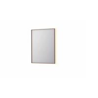 Spiegel INK SP32 60x4x80 cm Incl. Indirect LED-Verlichting Rondom en Spiegelverwarming Geborsteld Koper