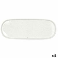 Snackdienblad Bidasoa Elite Wit 30,7 x 11,6 x 2 cm (12 Stuks)