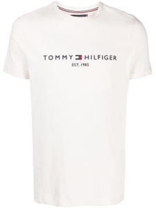 Tommy Hilfiger t-shirt en coton à logo imprimé - Tons neutres