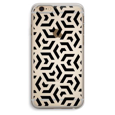 Crazy pattern: iPhone 6 Plus / 6S Plus Transparant Hoesje