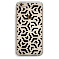 Crazy pattern: iPhone 6 Plus / 6S Plus Transparant Hoesje