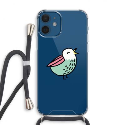 Birdy: iPhone 12 Transparant Hoesje met koord