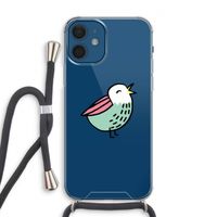Birdy: iPhone 12 Transparant Hoesje met koord
