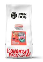 JOHN DOG Good Form Adult Pork with beef - droog hondenvoer - 12 kg