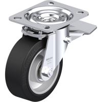 Blickle L-ALEV 100K-ST Zwenkwiel met rem Wieldiameter: 100 mm Draagvermogen (max.): 200 kg 1 stuk(s)