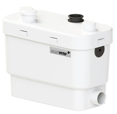 SANIBROYEUR SANIVITE® + vuilwaterpomp, wit