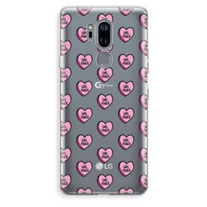 GIRL POWER: LG G7 Thinq Transparant Hoesje
