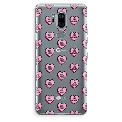 GIRL POWER: LG G7 Thinq Transparant Hoesje