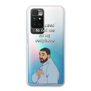 Hotline bling: Xiaomi Redmi 10 Transparant Hoesje
