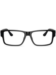 Versace Eyewear lunettes de vue à monture rectangulaire - Noir