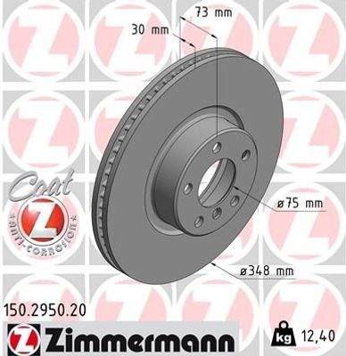 Remschijf Coat Z 150295020