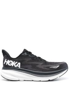 HOKA baskets Clifton 9 à lacets - Noir