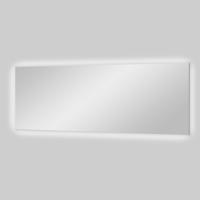 Balmani Giro rechthoekig badkamerspiegel 180 x 65 cm met spiegelverlichting en -verwarming