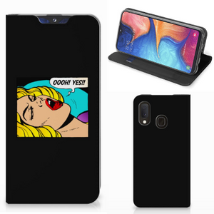 Samsung Galaxy A20e Hippe Standcase Popart Oh Yes