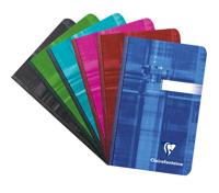 Notitieboek clairefontaine 90x140mm lijn assorti