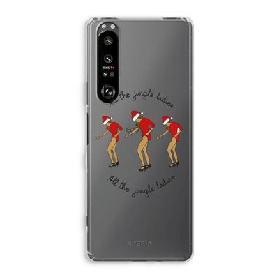 Jingle Ladies: Sony Xperia 1 III Transparant Hoesje
