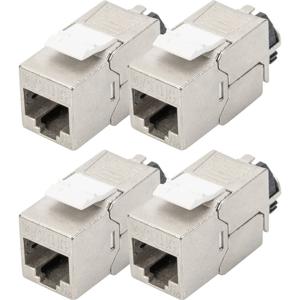 Digitus DN-93617-4 RJ45-inbouwmodule Keystone CAT 6A