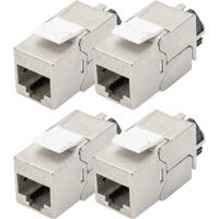 Digitus DN-93617-4 RJ45-inbouwmodule Keystone CAT 6A