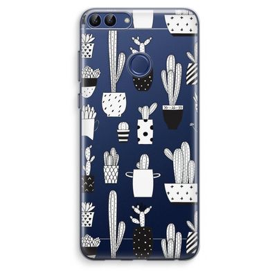 Cactusmotief: Huawei P Smart (2018) Transparant Hoesje