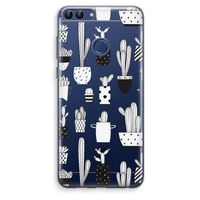 Cactusmotief: Huawei P Smart (2018) Transparant Hoesje