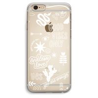Good vibes: iPhone 6 Plus / 6S Plus Transparant Hoesje