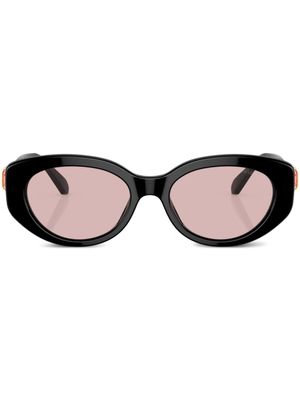 Swarovski Eyewear lunettes de soleil à monture papillon - Noir