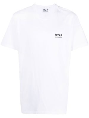 Golden Goose t-shirt à logo imprimé - Blanc