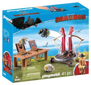 PlaymobilÂ® Dragons 9461 schapen schieten met schrokal