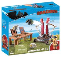 PlaymobilÂ® Dragons 9461 schapen schieten met schrokal - thumbnail