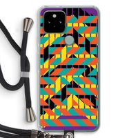 Skew Bee 2: Pixel 5 Transparant Hoesje met koord