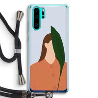 Leaf: Huawei P30 Pro Transparant Hoesje met koord