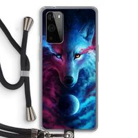 Where Light And Dark Meet: OnePlus 9 Pro Transparant Hoesje met koord