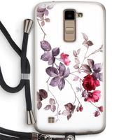 Mooie bloemen: LG K10 (2016) Transparant Hoesje met koord