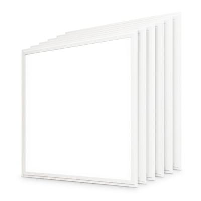 Set van 6 LED panelen - 62x62cm - 36 Watt 4320 lumen (120lm/W) - 4000K neutraal wit - Flikkervrij - UGR22 - IP20 voor binnen - 50.000 branduren