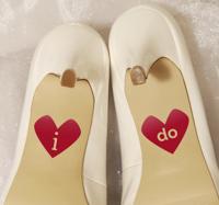 Decoratieve Huwelijk ¨I Do¨ Muursticker