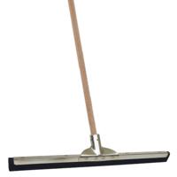 Betra Vloertrekker/douchetrekker - voor water - metaal/rubber - B75 cm - met houten steel 130 cm
