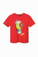 T-shirt kunst - RED - M