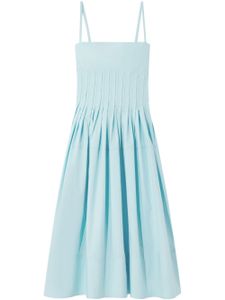 Proenza Schouler robe à modèles bustier en coton mélangé - Bleu