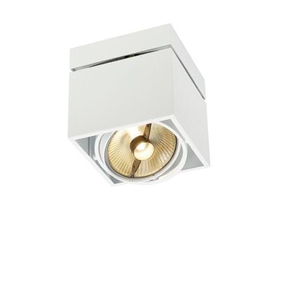 SLV Vierkante plafondspotKardamod Surface Square ES111 wit - 117101